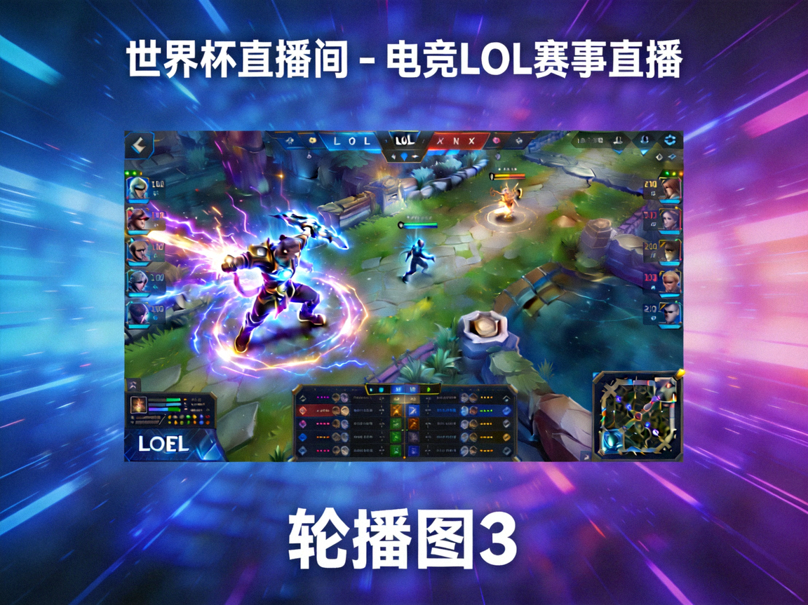 世界杯直播间 - 电竞LOL赛事直播 轮播图3 展示电子竞技赛事