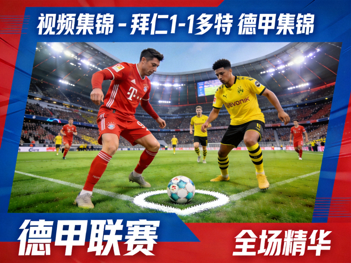 视频集锦 - 拜仁1-1多特 德甲集锦