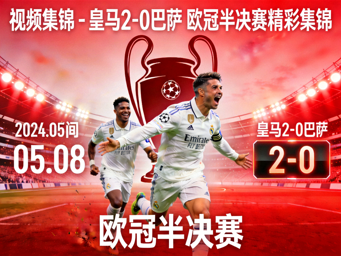 视频集锦 - 皇马2-0巴萨 欧冠半决赛精彩集锦