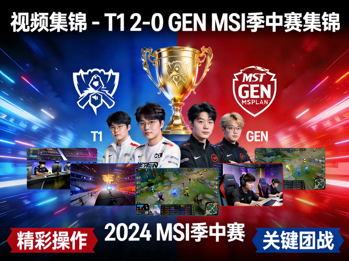 视频集锦 - T1 2-0 GEN MSI季中赛集锦